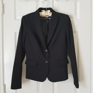 Calvin Klein Black Classic Blazer Women Size 4